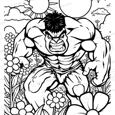Hulk Coloring Page