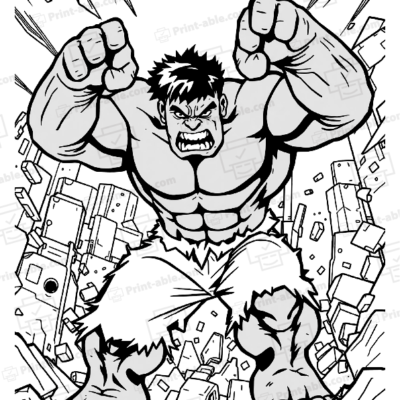 Hulk Coloring Page