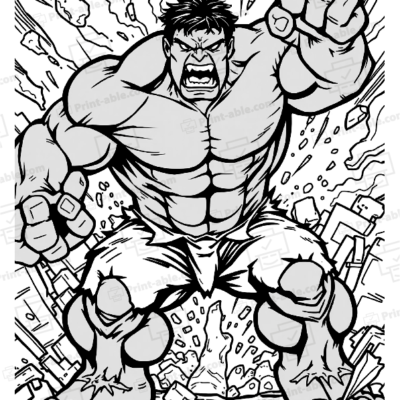 Hulk Coloring Page