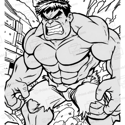 Hulk Coloring Page