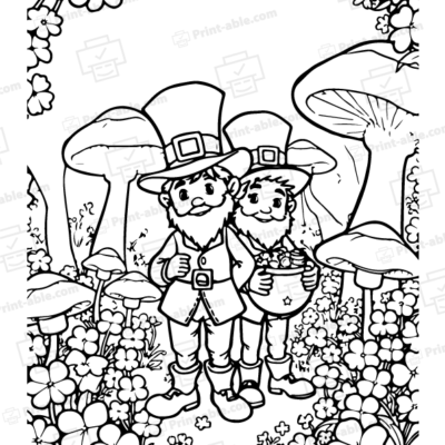 Leprechaun Coloring Page