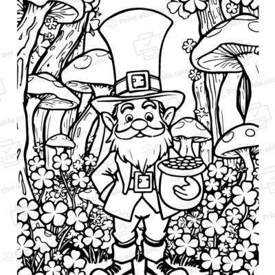 Leprechaun Coloring Page