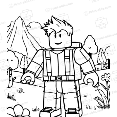 Roblox Coloring Page
