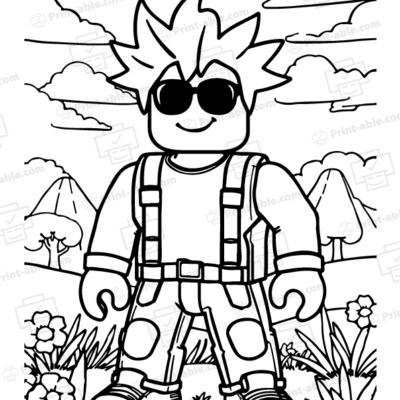 Roblox Coloring Page