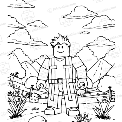 Roblox Coloring Page