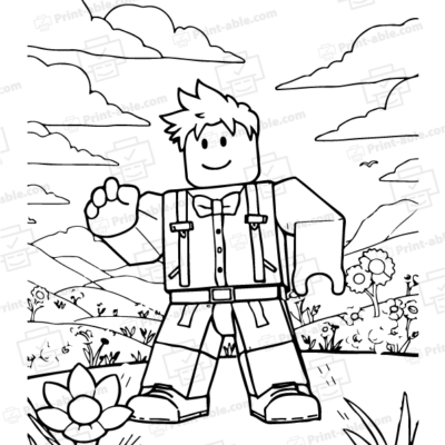 Roblox Coloring Page