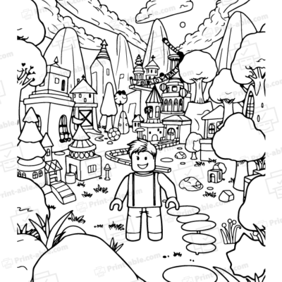 Roblox Coloring Page