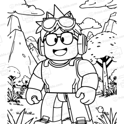 Roblox Coloring Page