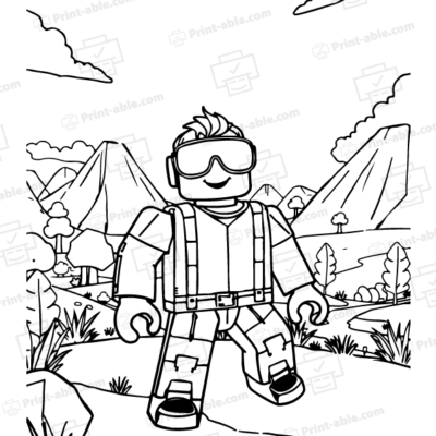 Roblox Coloring Page