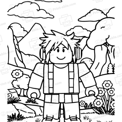 Roblox Coloring Page