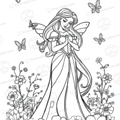 Sleeping Beauty Coloring Page