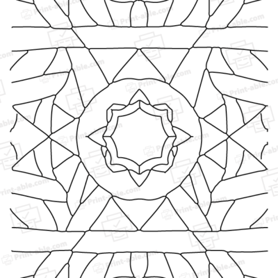 Anti Stress Zen Coloring Page