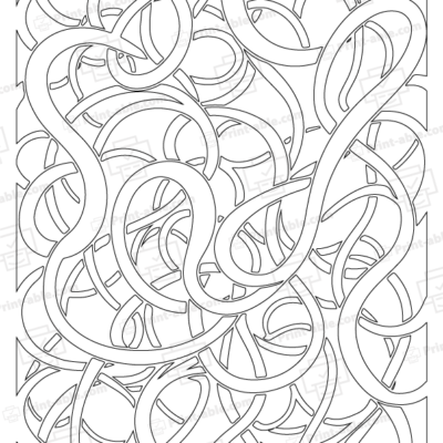 Anti Stress Zen Coloring Page