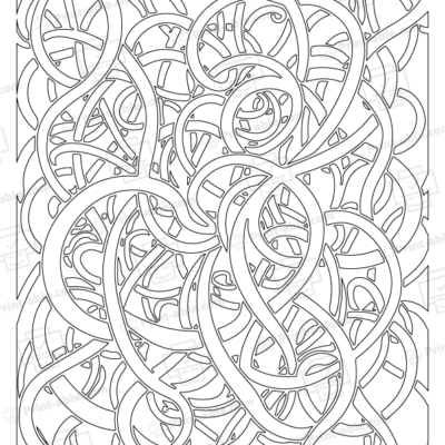Anti Stress Zen Coloring Page