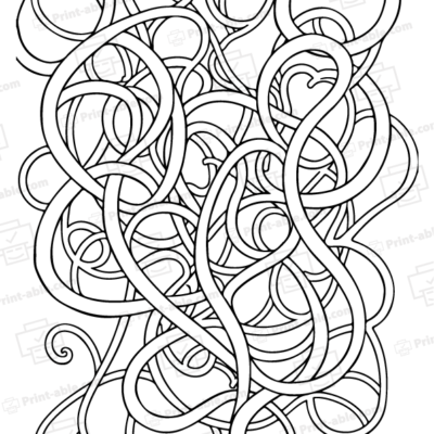 Anti Stress Zen Coloring Page