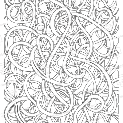 Anti Stress Zen Coloring Page