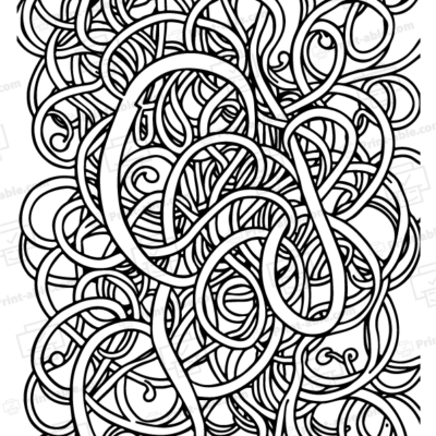 Anti Stress Zen Coloring Page