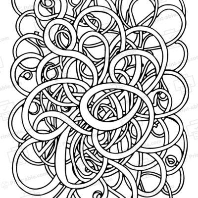 Anti Stress Zen Coloring Page