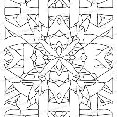 Anti Stress Zen Coloring Page