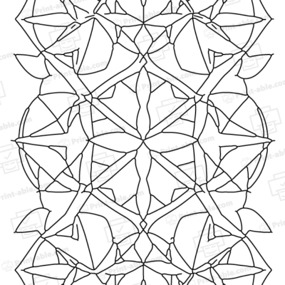 Anti Stress Zen Coloring Page
