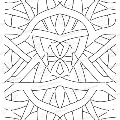 Anti Stress Zen Coloring Page