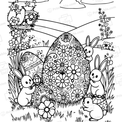 Easter Coloring Page