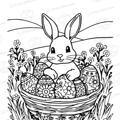 Easter Coloring Page