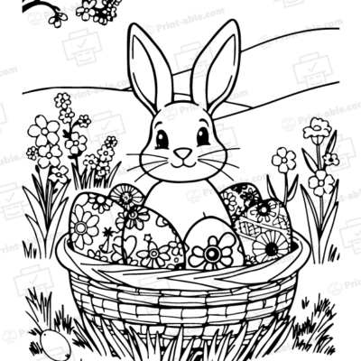 Easter Coloring Page