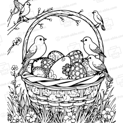 Easter Coloring Page