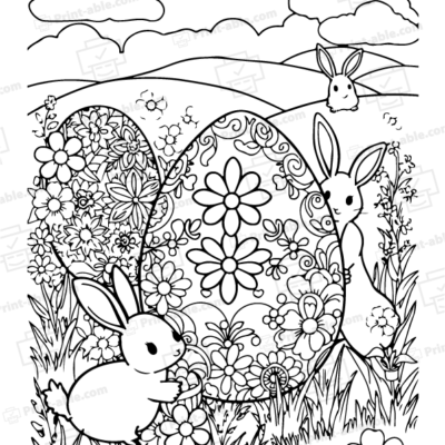 Easter Coloring Page