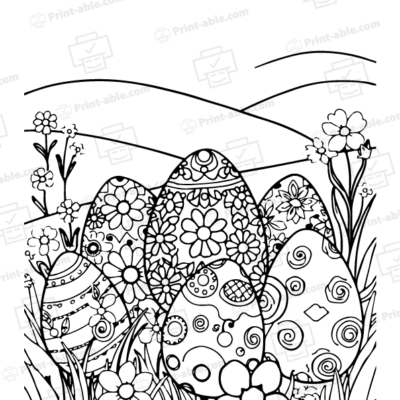 Easter Coloring Page