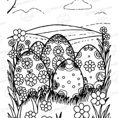 Easter Coloring Page