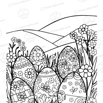 Easter Coloring Page
