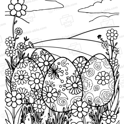 Easter Coloring Page